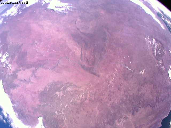 The earth as seen by TshepisoSat